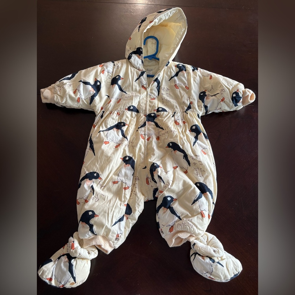 Baby Mini Par Catamini Penguin Puffer One Piece - Picture 2 of 16